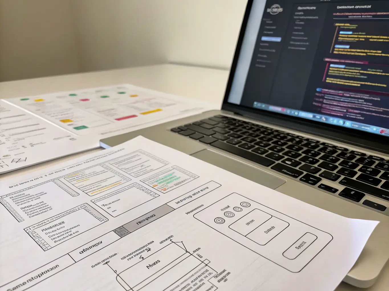 An image of a detailed furniture budget plan with sketches and cost breakdowns, showcasing Decorinthus' meticulous approach to financial planning for furniture projects.